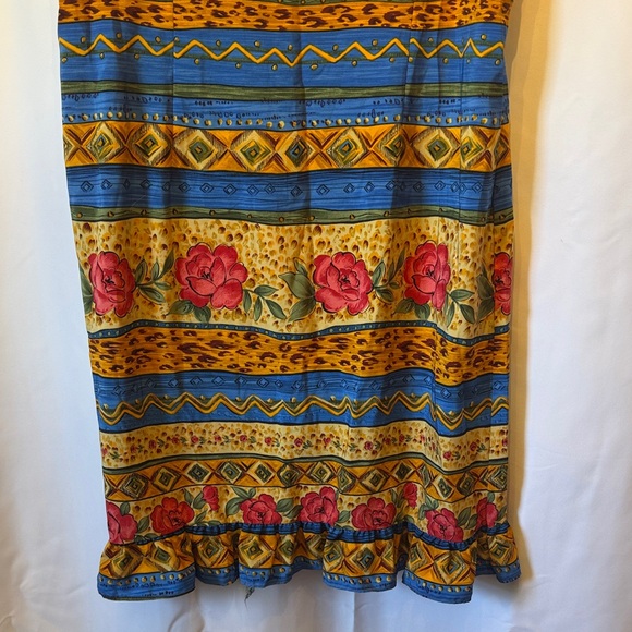 Sag Harbor Multicolor Floral Midi Dress - Picture 5 of 9